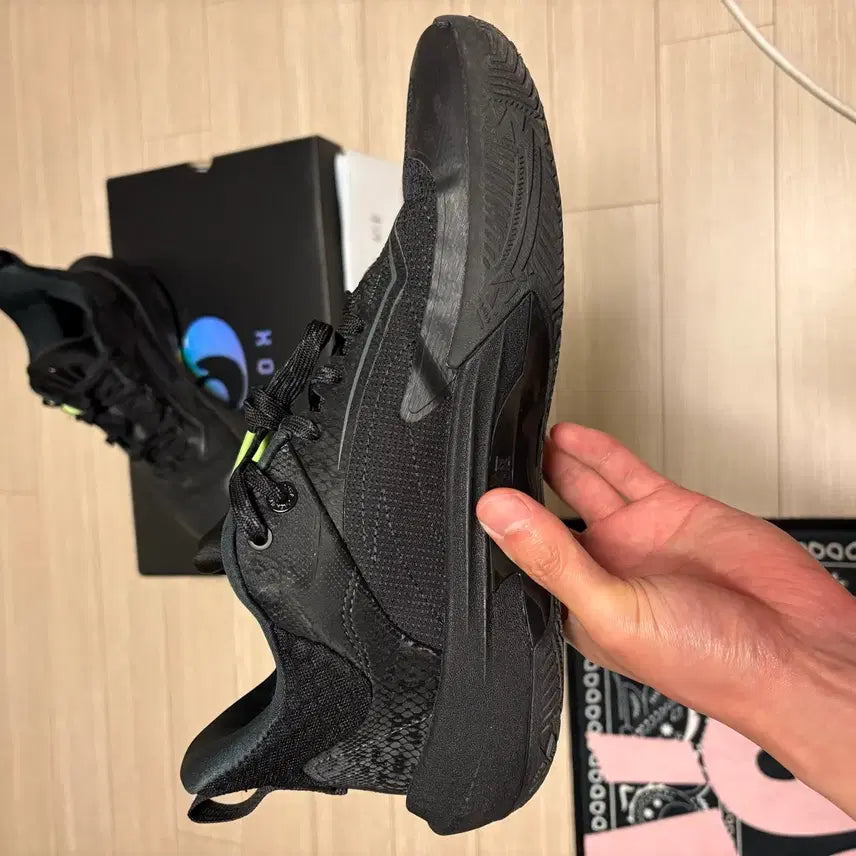 [BUNJANG] ANTA Kai 1 Speed Triple Black Basketball Shoes / (290) 안타 카이1 스피드 트리플블랙