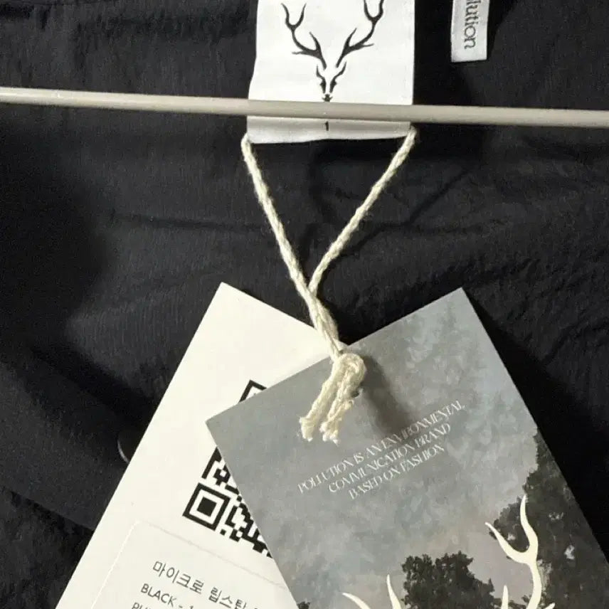 [BUNJANG] Pollution Micro Ripstop Hooded Shirt Black M / 폴루션 마이크로 립스탑 후드 셔츠 블랙 m