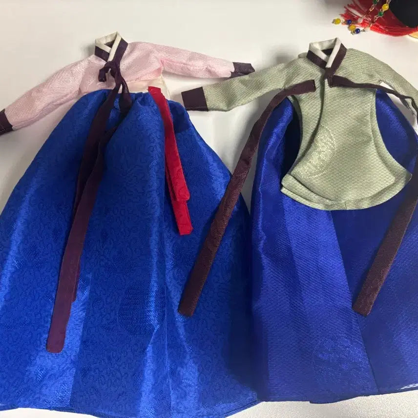 [BUNJANG] Yeonji Doll Formal Court Lady Hanbok Set / 연지인형 상궁+궁녀한복
