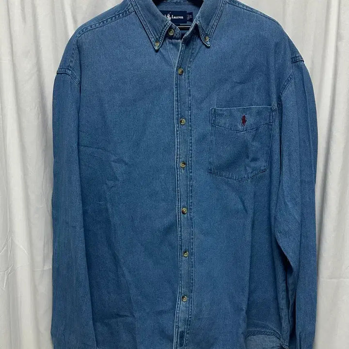 [BUNJANG] Polo Ralph Lauren Denim Shirt XXL / no.191 폴로랄프로렌 데님셔츠 xxl 상태s급