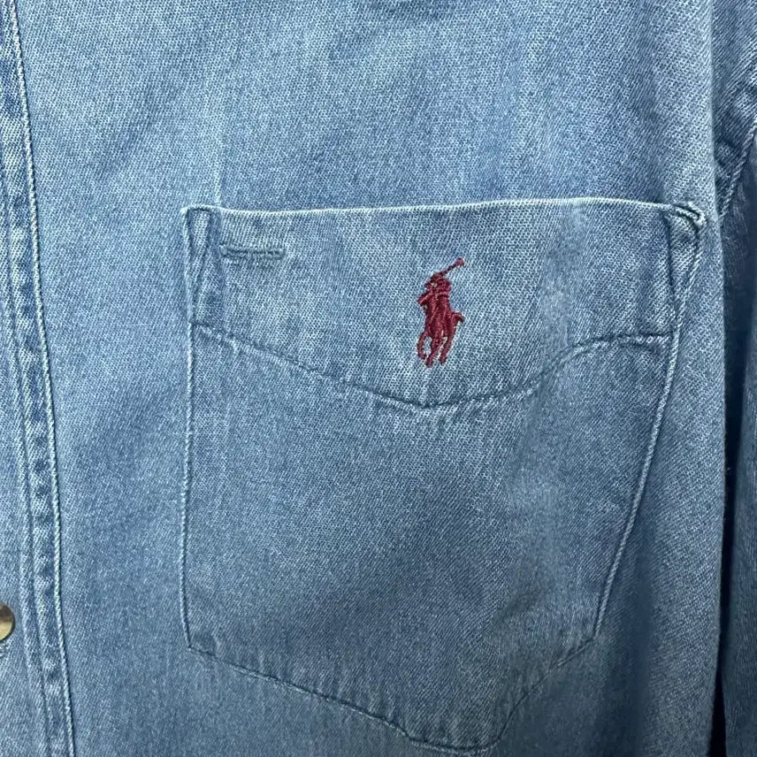 [BUNJANG] Polo Ralph Lauren Denim Shirt XXL / no.191 폴로랄프로렌 데님셔츠 xxl 상태s급