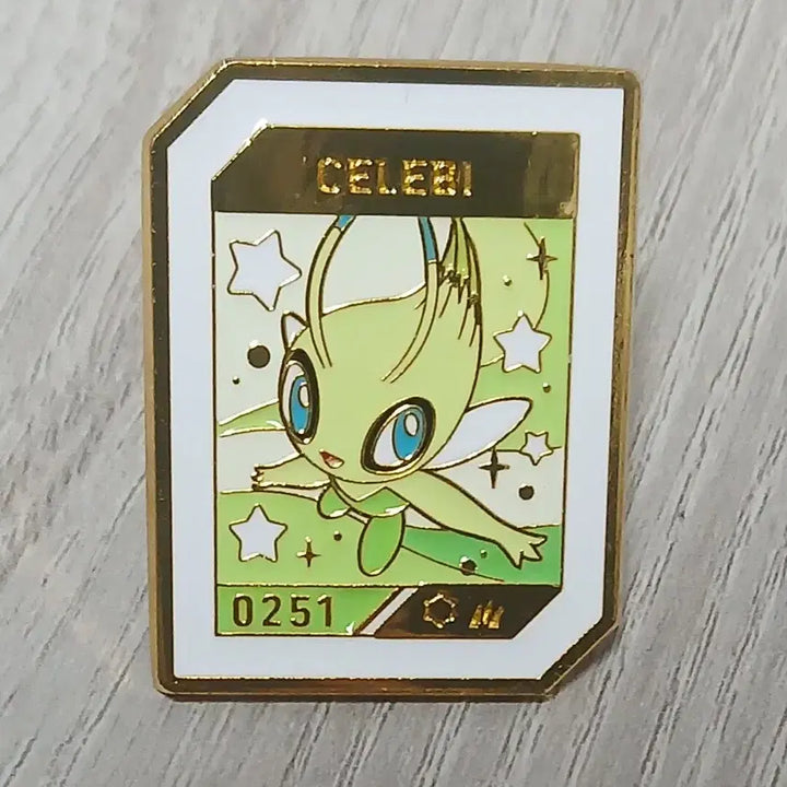 [BUNJANG] Isak Toast Pokemon Badge Series 2 Celebi / 이삭토스트 포켓몬 뱃지 2탄 세레비