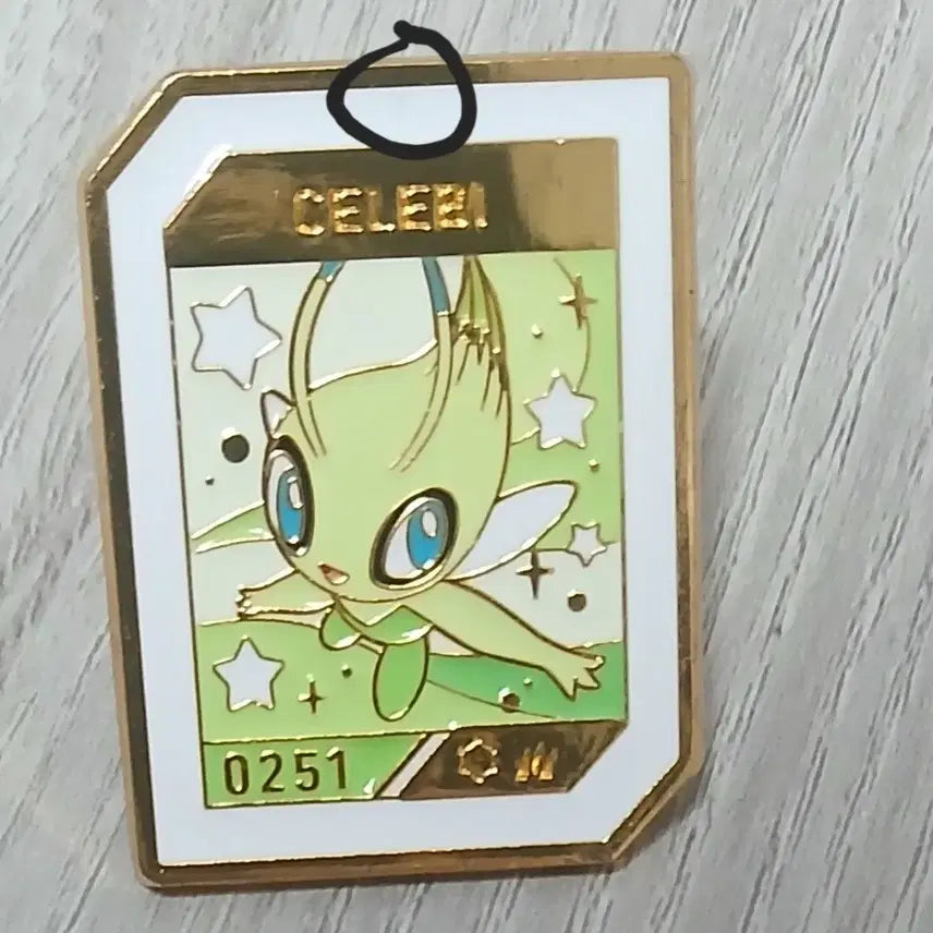 [BUNJANG] Isak Toast Pokemon Badge Series 2 Celebi / 이삭토스트 포켓몬 뱃지 2탄 세레비