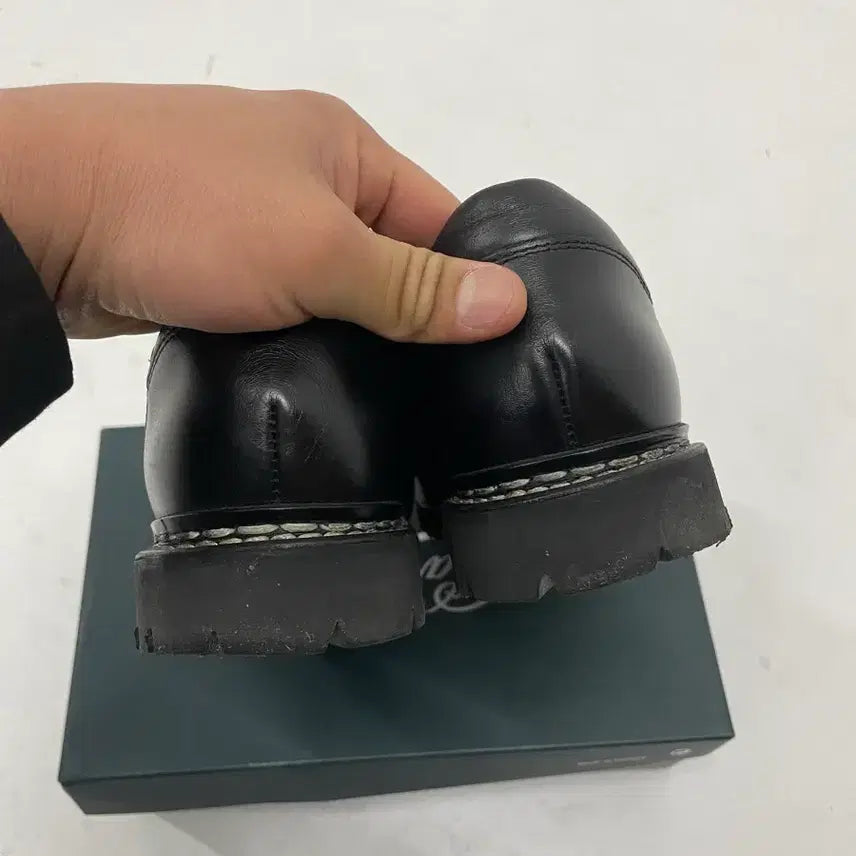 [BUNJANG] Paraboot Clusaz Black Suede Leather Boots UK 8 / 파라부트 클루사즈 블랙