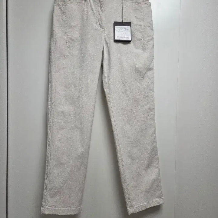 [BUNJANG] TIME (Hansem) Seam Detail Denim Pants (Oatmeal, Size 64-94) / 한섬(타임)봉제라인 데님팬츠(1회착용)