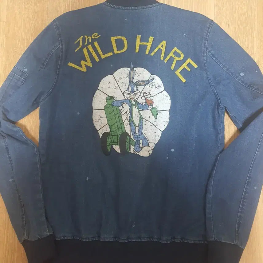 [BUNJANG] The Wild Hare Denim Blouson Spring Jacket M / 벅스바니 데님 블루종 The Wild Hare 봄자켓 M