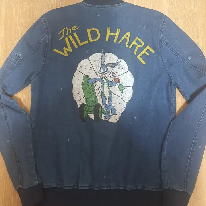 [BUNJANG] The Wild Hare Denim Blouson Spring Jacket M / 벅스바니 데님 블루종 The Wild Hare 봄자켓 M