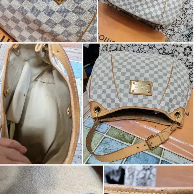 [BUNJANG] Louis Vuitton Azur Damier Galliera PM Bag / 루이비통 아주르다미에 갈리에라PM