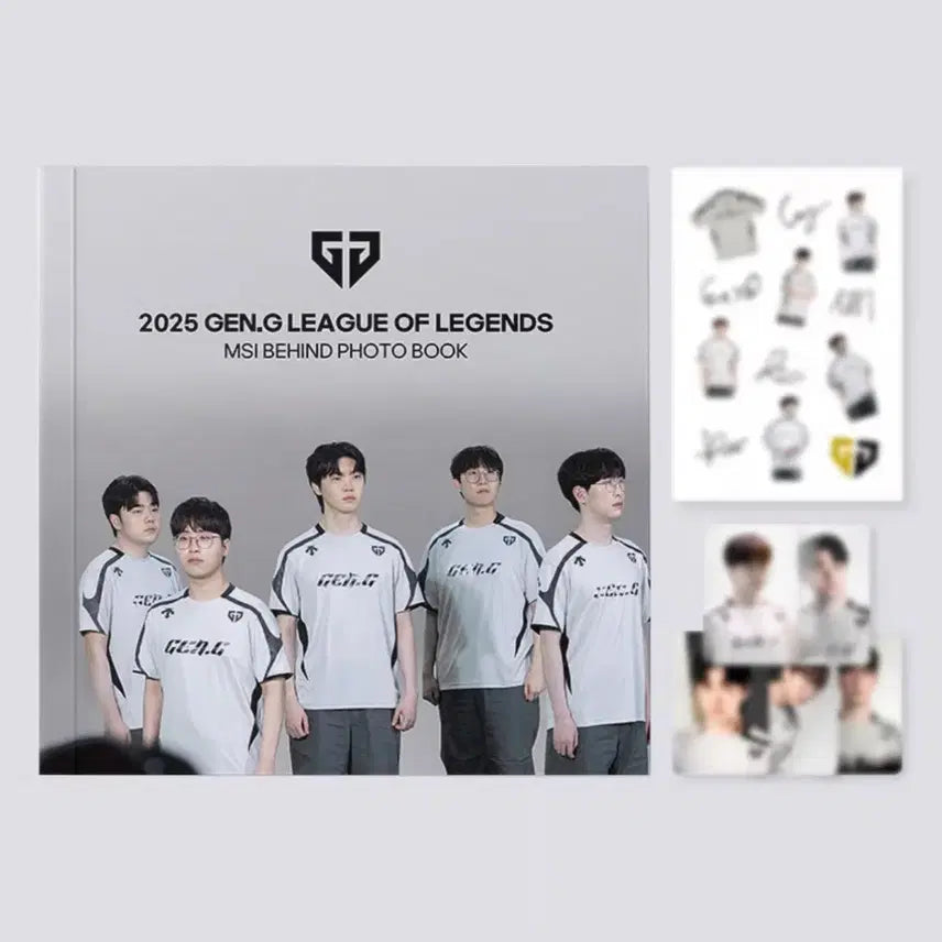[BUNJANG] Gen.G 2025 MSI Behind Photobook Full Set Photocard / 2025 GEN.G 젠지 MSI BEHIND 비하인드 포토북 풀세트 포카