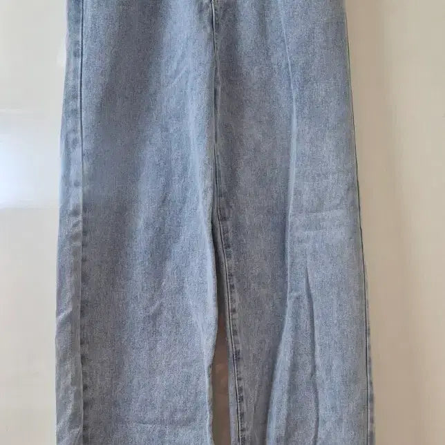 [BUNJANG] Light Wash Wide Banding Denim Pants / 연청 와이드 밴딩 데님팬츠