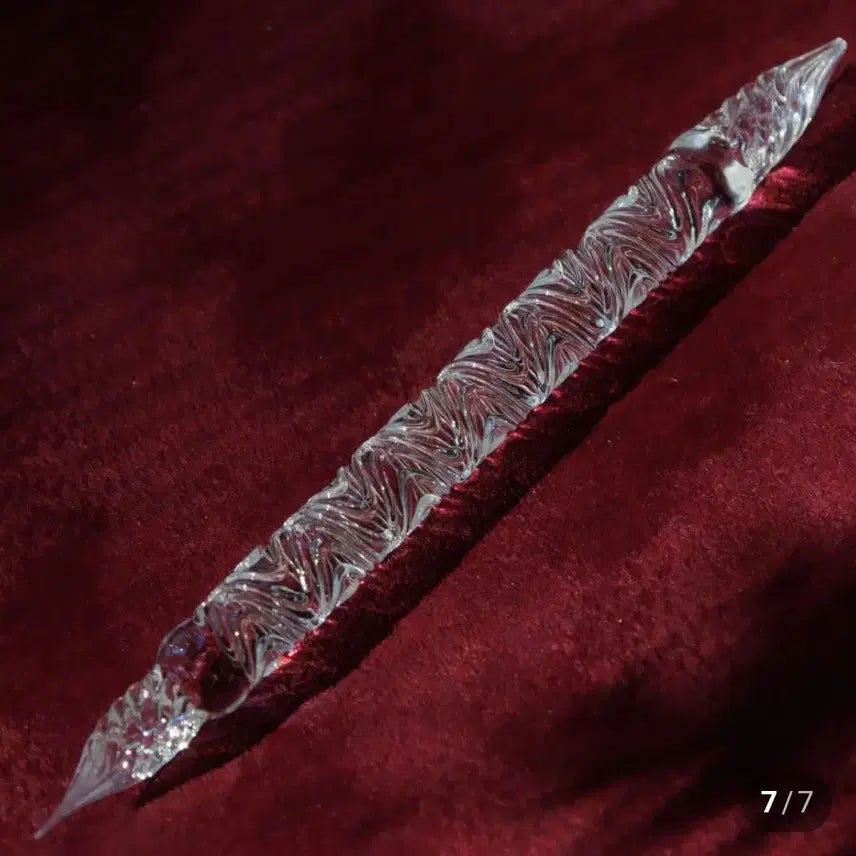 [BUNJANG] Bungubox Synchronicity Wave Glass Pen Clear / 분구박스 싱크로니시티 글라스 아트 물결 글라스펜 클리어