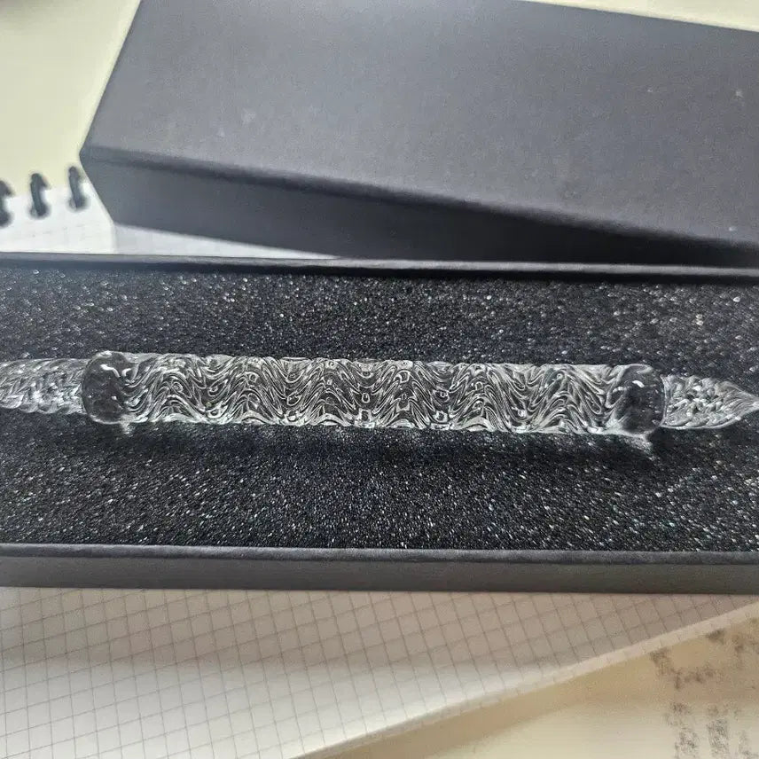 [BUNJANG] Bungubox Synchronicity Wave Glass Pen Clear / 분구박스 싱크로니시티 글라스 아트 물결 글라스펜 클리어