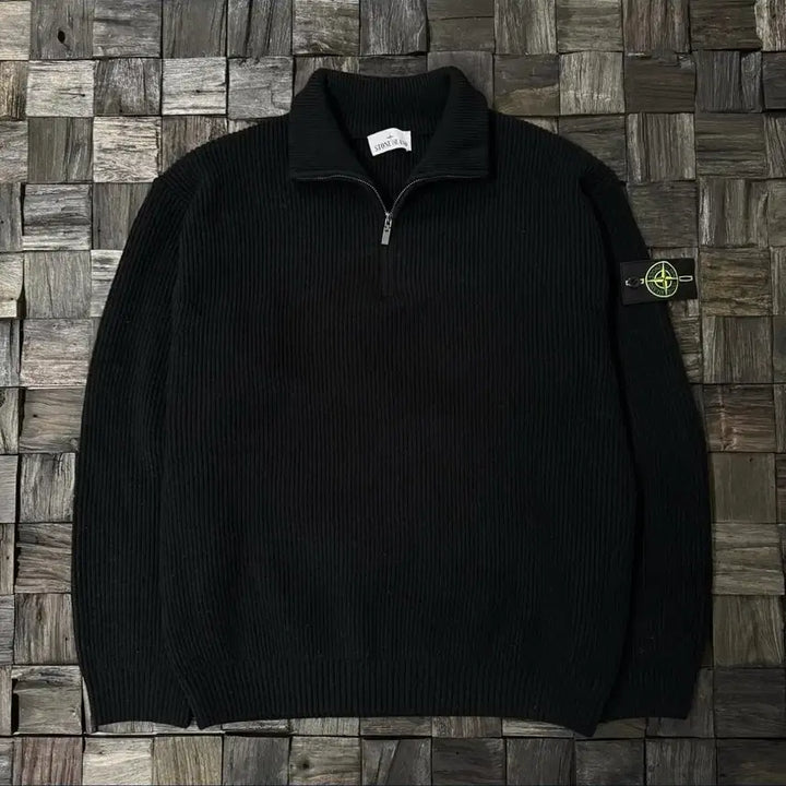 [BUNJANG] Stone Island Half-Zip Knit / 스톤아일랜드 반집업니트 마지막 가격내림