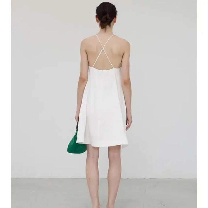 [BUNJANG] Maison Marane Flared Mini Dress White / 메종마레 Flared Mini Dress, White (손연재 원피스)