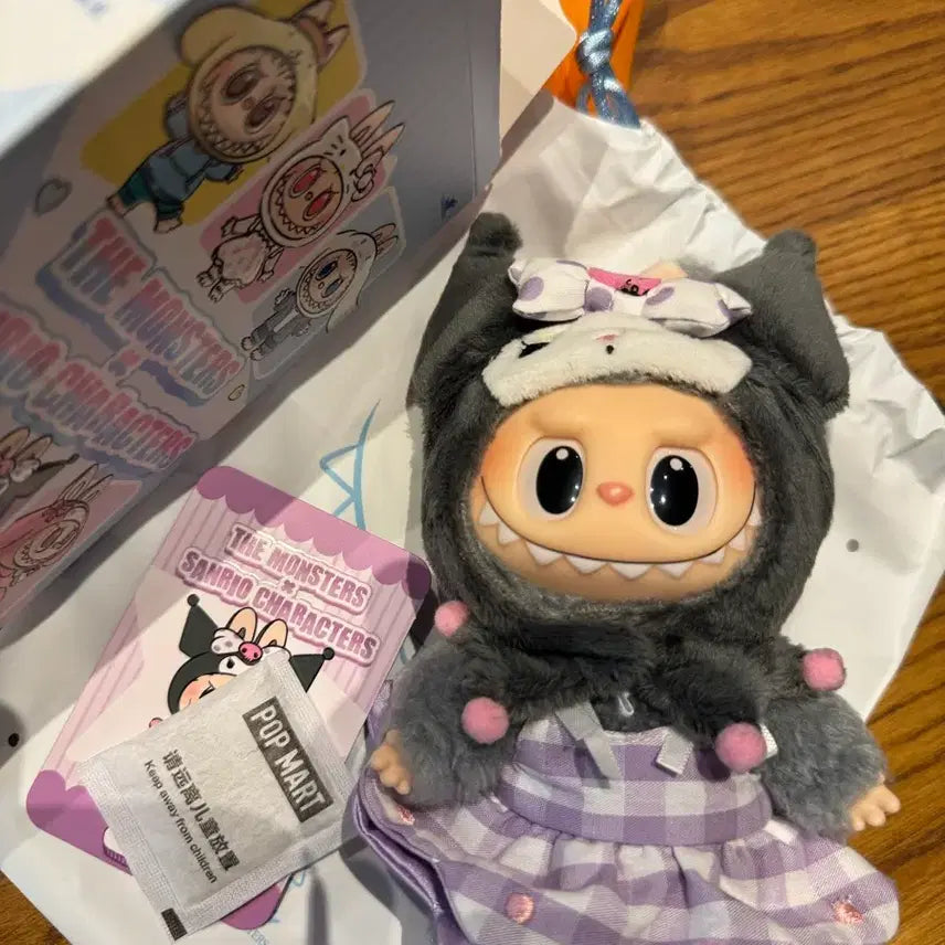 [BUNJANG] Pop Mart Sanrio Labubu Kuromi Figure / 팝마트 산리오 라부부 쿠로미 팝니다