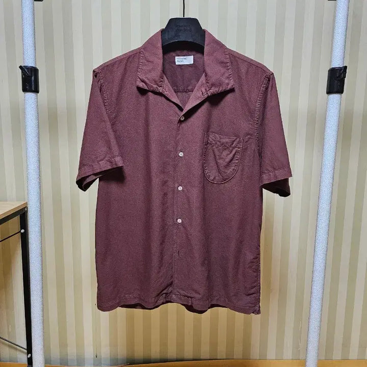 [BUNJANG] Universal Works Cotton Camp Shirt Brown / 유니버셜웍스 셔츠 코튼 L