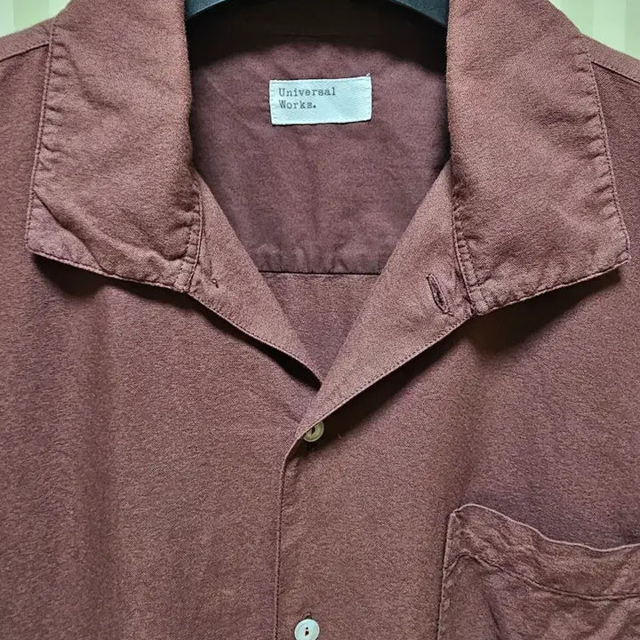 [BUNJANG] Universal Works Cotton Camp Shirt Brown / 유니버셜웍스 셔츠 코튼 L
