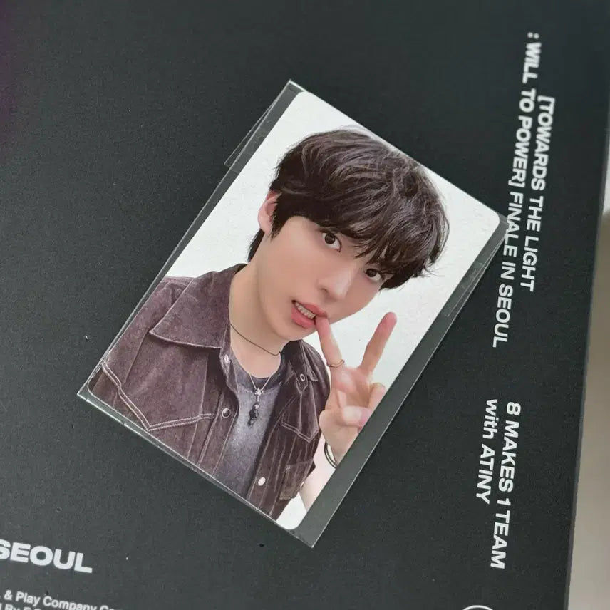 [SOLD OUT] 에이티즈 FINALE IN SEOUL PLAYCODE KQ샵 특전 윤호