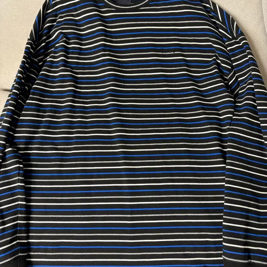 [BUNJANG] Juun.J Striped Long Sleeve T-Shirt (M) / [Juun.J]준지스트라이프롱슬리브M사이즈