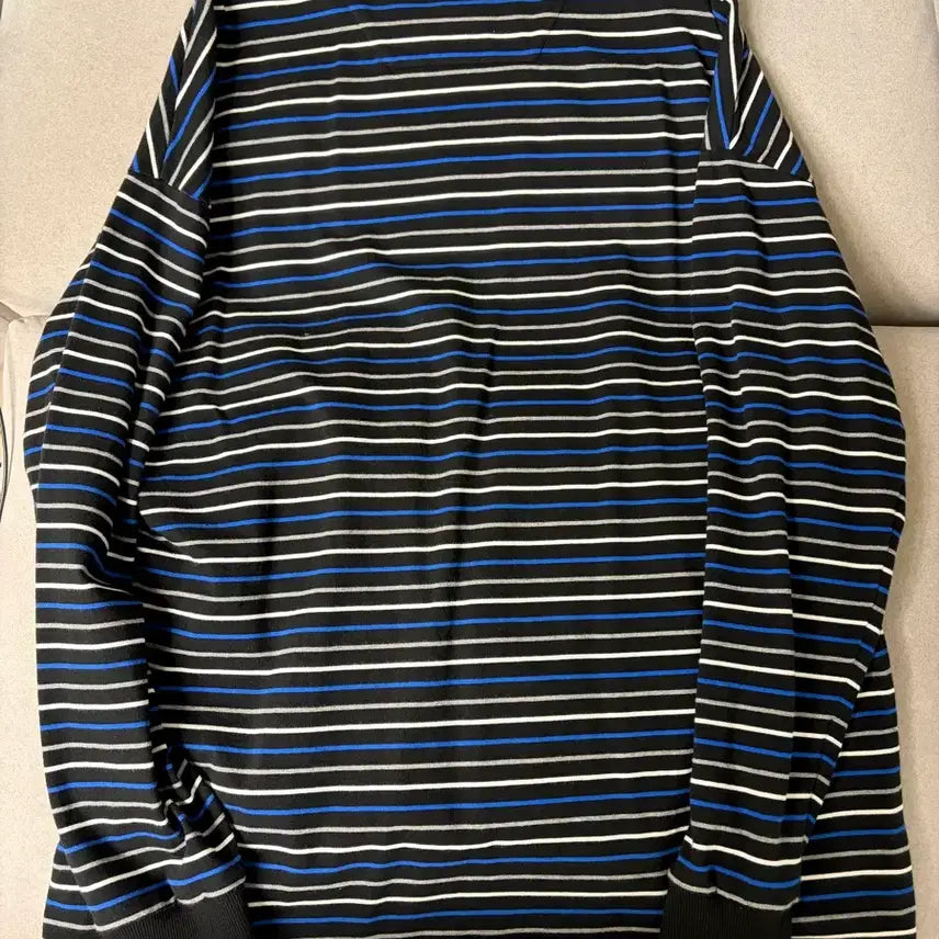 [BUNJANG] Juun.J Striped Long Sleeve T-Shirt (M) / [Juun.J]준지스트라이프롱슬리브M사이즈
