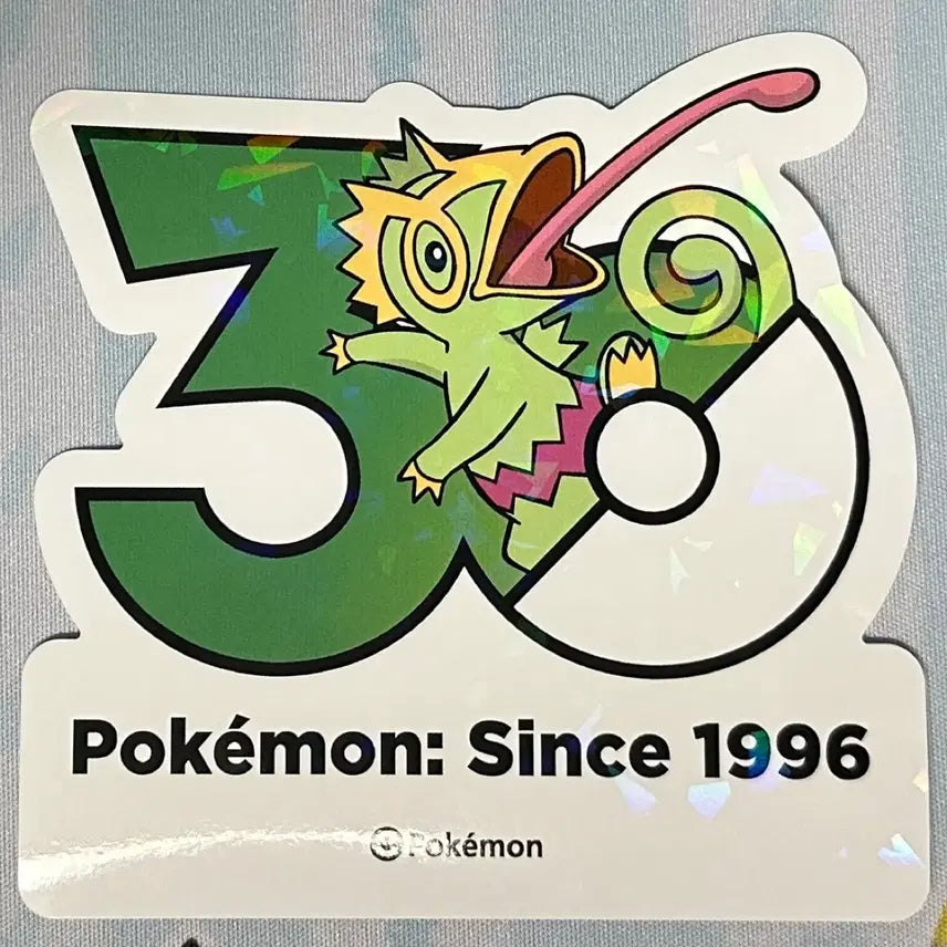 [BUNJANG] Pokemon 30th Anniversary Logo Sticker / [포켓몬 30주년 기념 로고 스티커]켈리몬