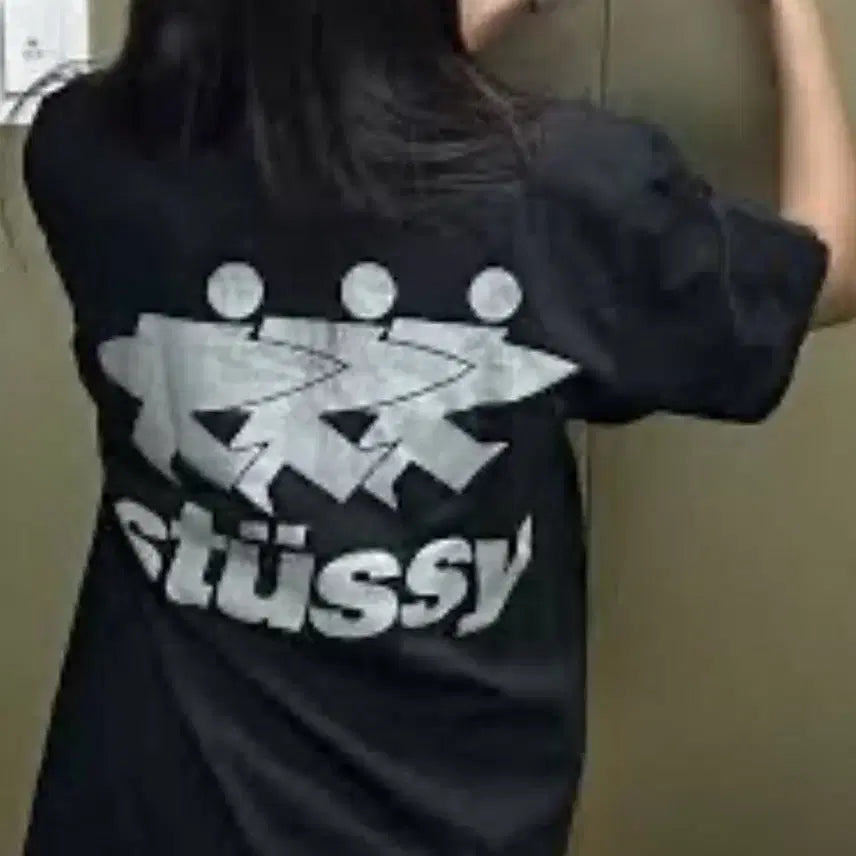 [BUNJANG] Stussy Surf Logo Short Sleeve T-Shirt / 서핑로고 서프워크 반팔