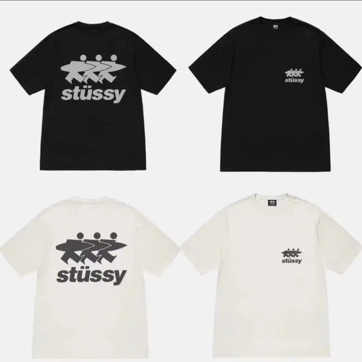 [BUNJANG] Stussy Surf Logo Short Sleeve T-Shirt / 서핑로고 서프워크 반팔