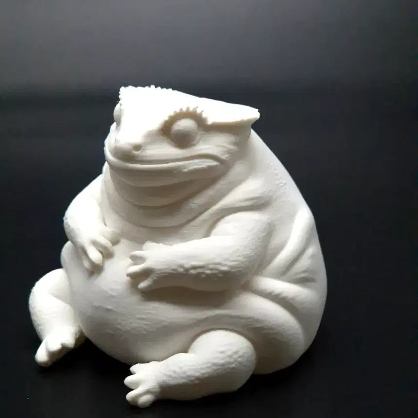 [BUNJANG] Chubby Crested Gecko Lizard Figure / (선착순 할인) 뚱뚱이 크리스티드 게코 도마뱀 피규어