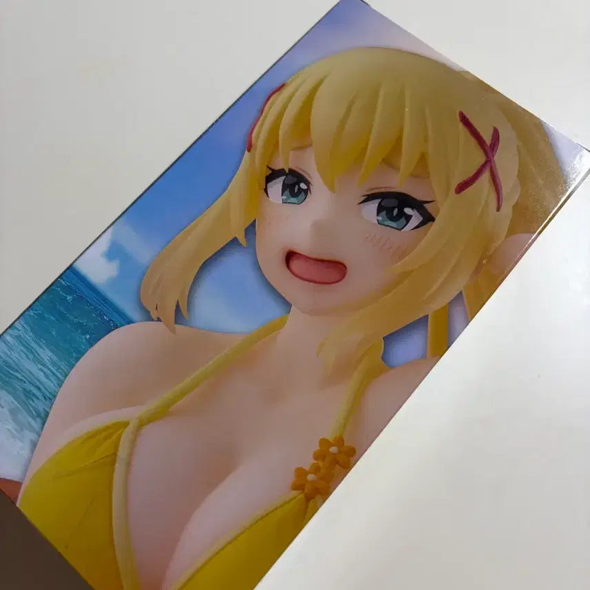 [BUNJANG] Taito KonoSuba Darkness Swimsuit Ver. Figure / 타이토 코노스바 다크니스 수영복 피규어