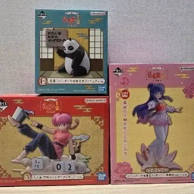 [BUNJANG] Bandai Ichiban Kuji Ranma 3-Figure Set (Sealed) / (미개봉)반다이 이치방쿠지 란마 피규어 3종 세트