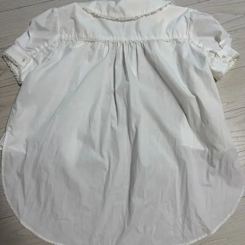 [BUNJANG] LMML Studio Short Sleeve Blouse White / Lmml studio 반팔 블라우스 화이트