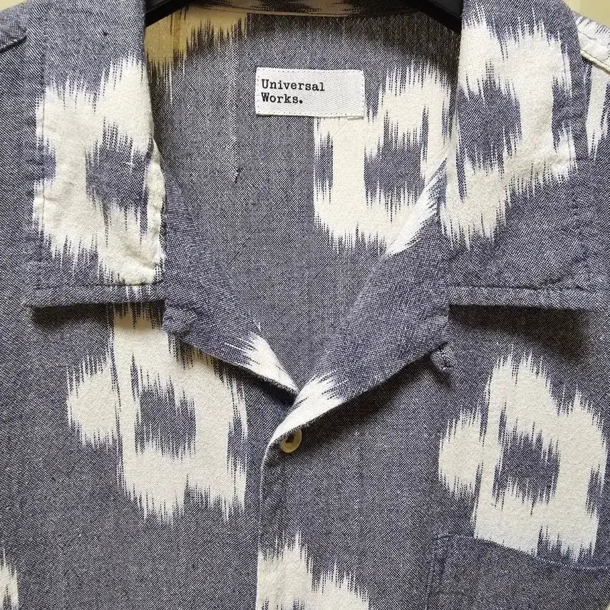 [BUNJANG] Universal Works Indigo Flower Camp Shirt Cotton / 유니버셜웍스 셔츠 코튼 L