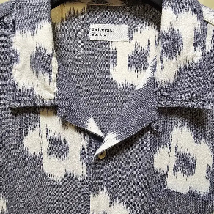 [BUNJANG] Universal Works Indigo Flower Camp Shirt Cotton / 유니버셜웍스 셔츠 코튼 L