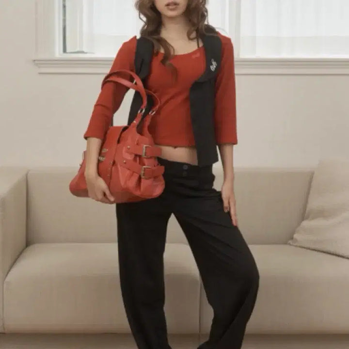 [BUNJANG] Peggy Bag Red / [TOH/원가16] Peggy bag 페기백 RED