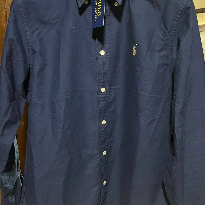[BUNJANG] Polo Ralph Lauren Oxford Shirt Navy Medium Slim Fit / 폴로 옥스포드 셔츠 네이비 새상품