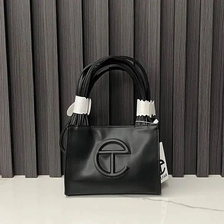 [BUNJANG] Telfar Black Shopping Bag Small Tote Bag / Telfar 텔파 블랙 쇼핑백 토트백 스몰
