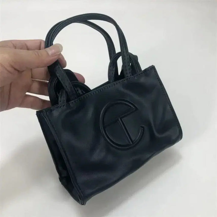 [BUNJANG] Telfar Black Shopping Bag Small Tote Bag / Telfar 텔파 블랙 쇼핑백 토트백 스몰