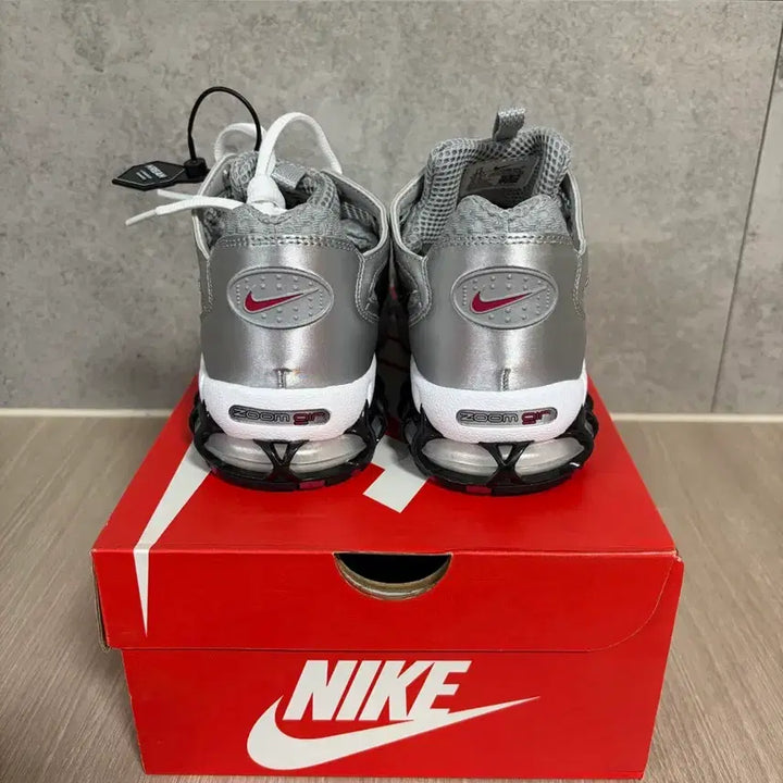 [BUNJANG] Nike Air Zoom Spiridon Cage 2 Metallic Silver (255) / 미사용 새상품) 255 나이키 에어줌 스피리돈 케이지2 메탈릭실버