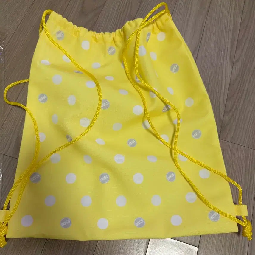 [BUNJANG] Shanghai Boss Rise Drawstring Bag with Doll Hanger Backpack / 단순개봉)상하이 보스라이즈 굿즈가방 짐색 인형걸이 백팩