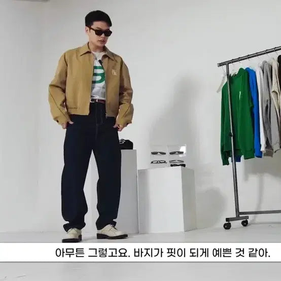 [BUNJANG] Blur 1.0 Color Cotton Pants (Navy, Size 3) / 블러1.0 color cotton pants(navy, 3사이즈)