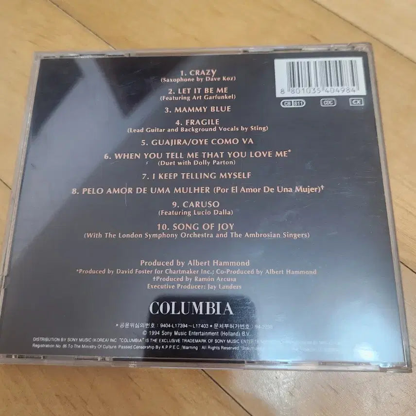 [BUNJANG] Julio Iglesias Crazy CD Album / 훌리오 이글레시아스 Crazy CD 음반