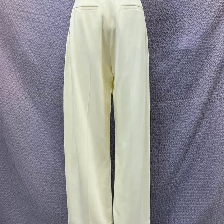 [BUNJANG] Victoria Beckham Wide Leg Trousers Ivory Size UK 8 / 빅토리아베컴 와이드 슬랙스 아이보리 36(55) 새상품