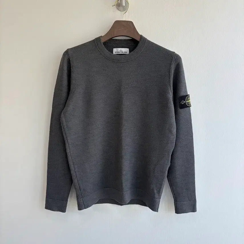 [BUNJANG] Stone Island Grey Knit Sweater M / 정품 스톤아일랜드 그레이 니트