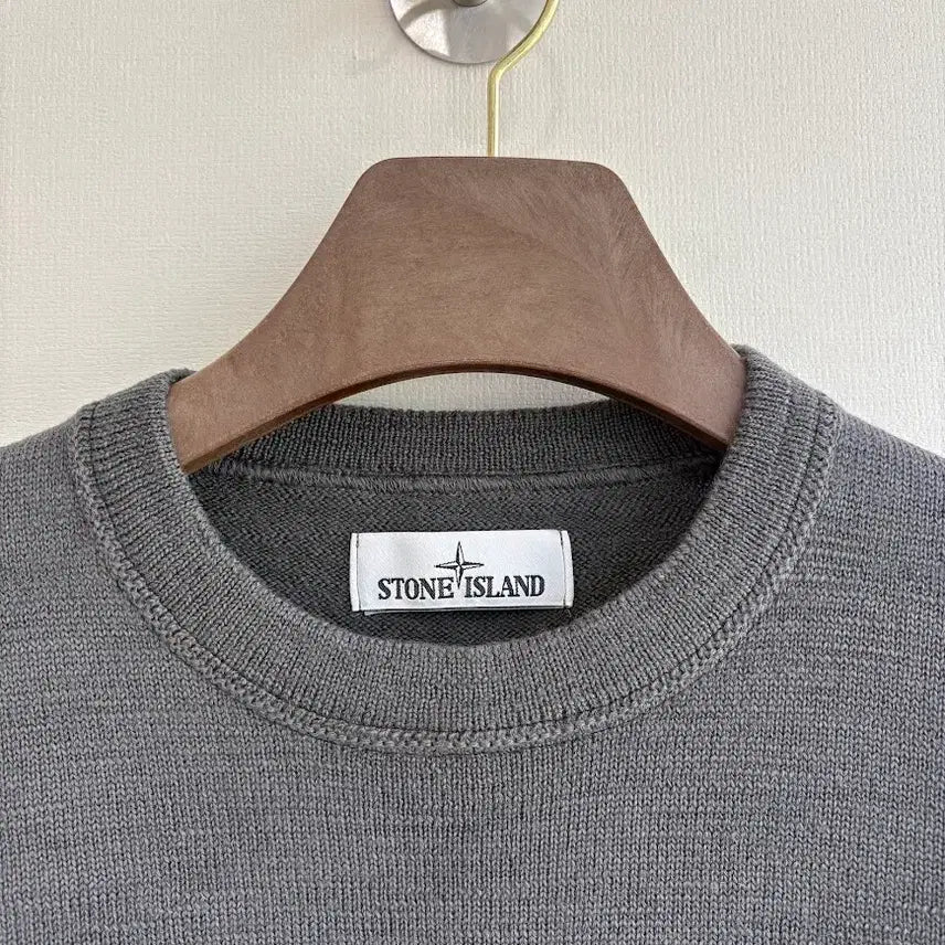 [BUNJANG] Stone Island Grey Knit Sweater M / 정품 스톤아일랜드 그레이 니트