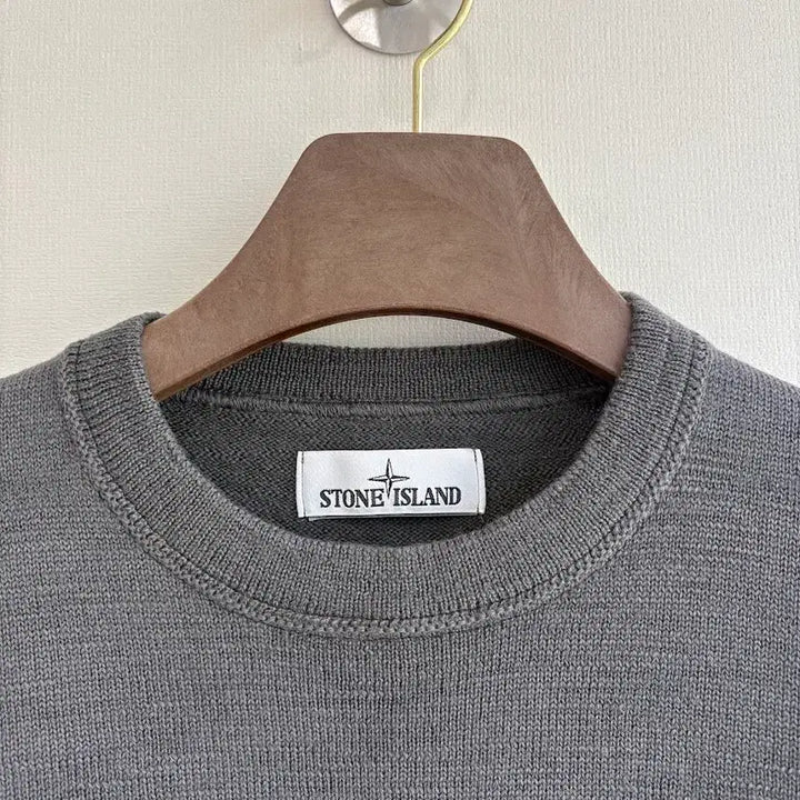 [BUNJANG] Stone Island Grey Knit Sweater M / 정품 스톤아일랜드 그레이 니트
