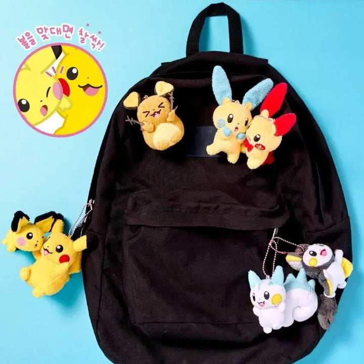 [BUNJANG] Pokemon 30th Anniversary Gacha Magnet Mascot Plush Keychain / 포켓몬 30주년 가차 마그넷 마스코트 플러시