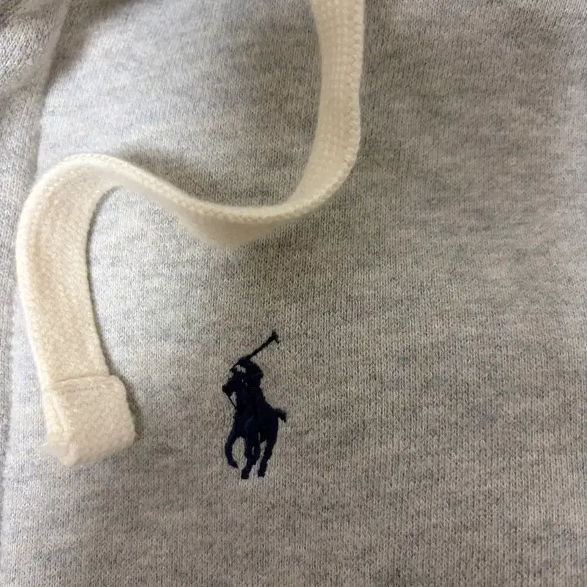 [BUNJANG] Polo Ralph Lauren Grey Wool Winter Hoodie Zip-Up / 폴로 랄프로렌 그레이 양모 겨울용 후드 집업