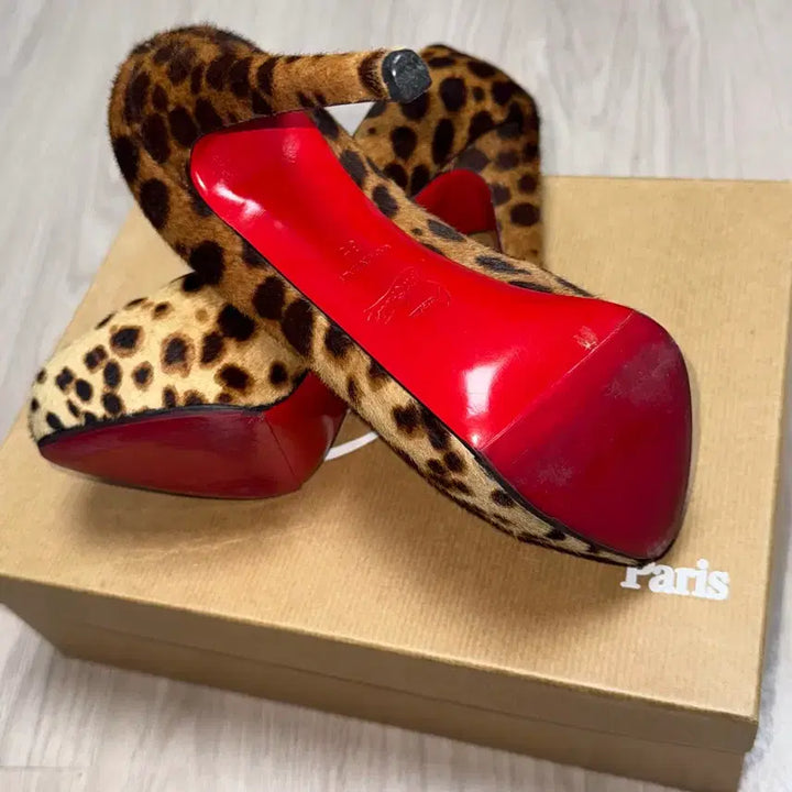 [BUNJANG] Christian Louboutin Leopard Calf Hair Pumps / 정품 크리스찬 루부탱 호피 레오파드 펌프스힐 송치퍼 갸루