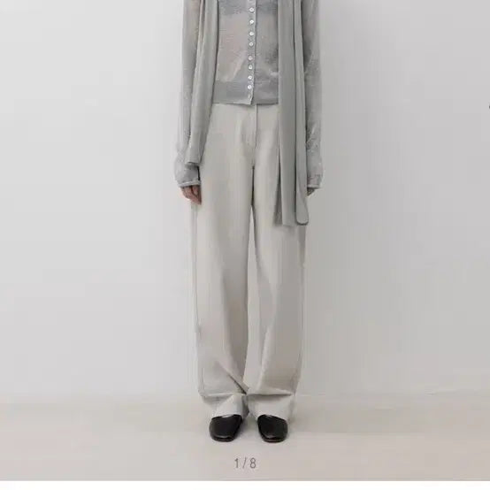 [BUNJANG] LFM Curve Cotton Pants (Sage) - Size S / [LFM] Curve Cotton Pants (Sage) S