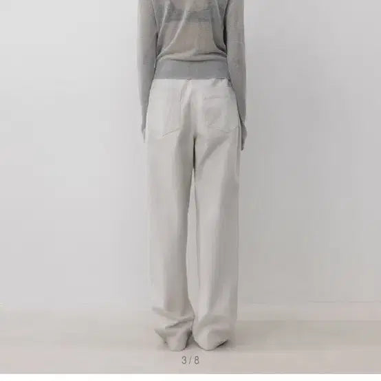 [BUNJANG] LFM Curve Cotton Pants (Sage) - Size S / [LFM] Curve Cotton Pants (Sage) S